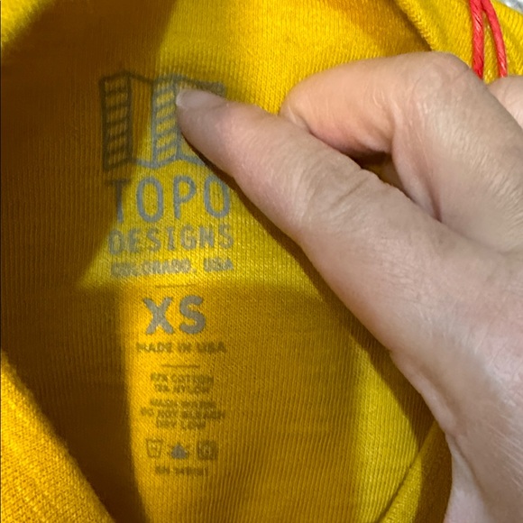 TOPO NWT Heavyweight Long sleeve Pocket Tee. XS/S - Picture 4 of 7